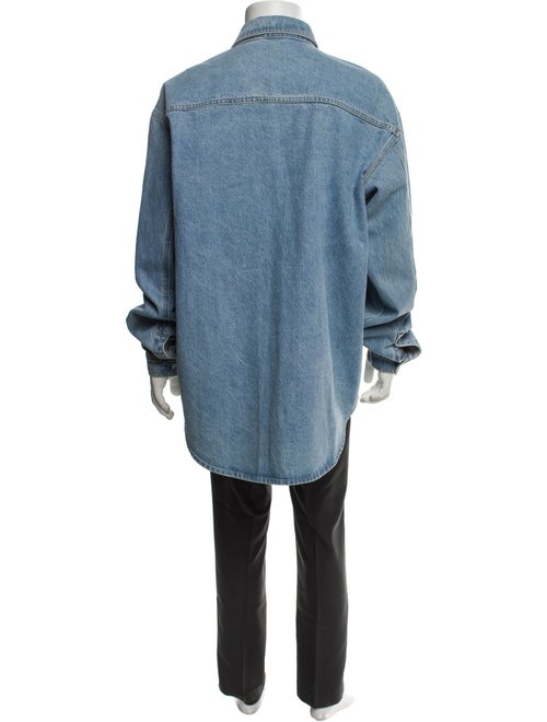 Vetements Graphic Print Denim Jacket