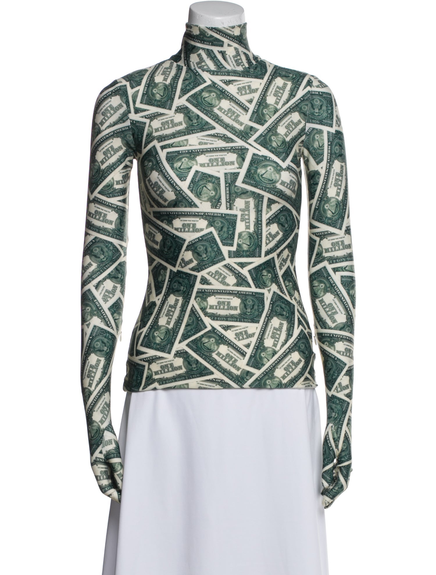 Vetements Million Dollar Printed Top