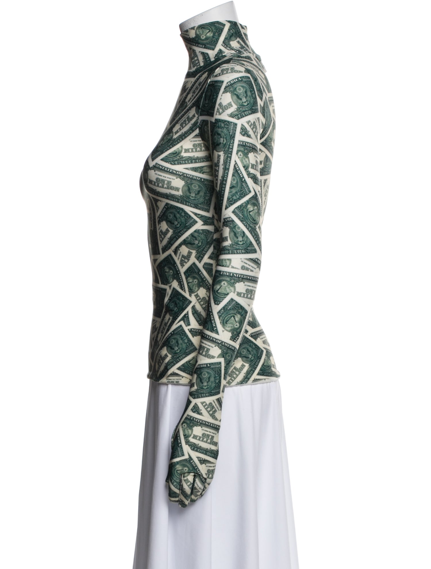 Vetements Million Dollar Printed Top