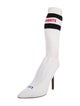 Vetements Graphic Print Sock Boots