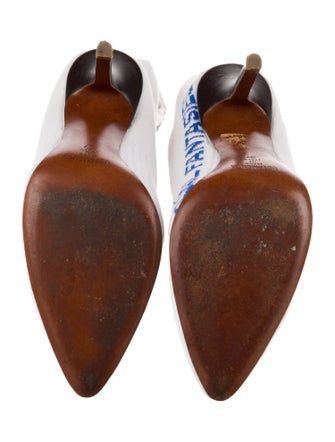 Vetements Graphic Print Sock Boots