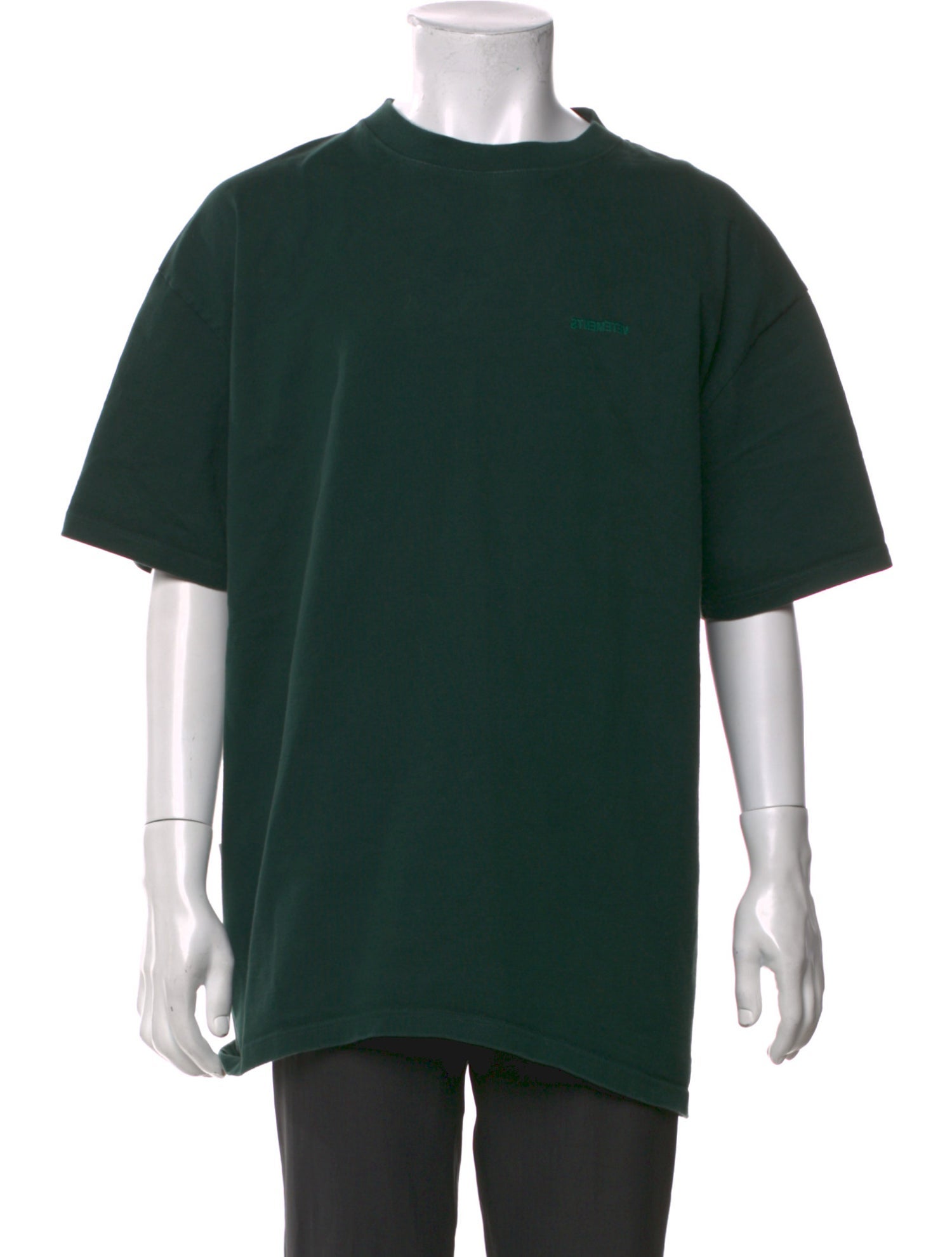 Vetements Signature Logo Crew Neck T-Shirt