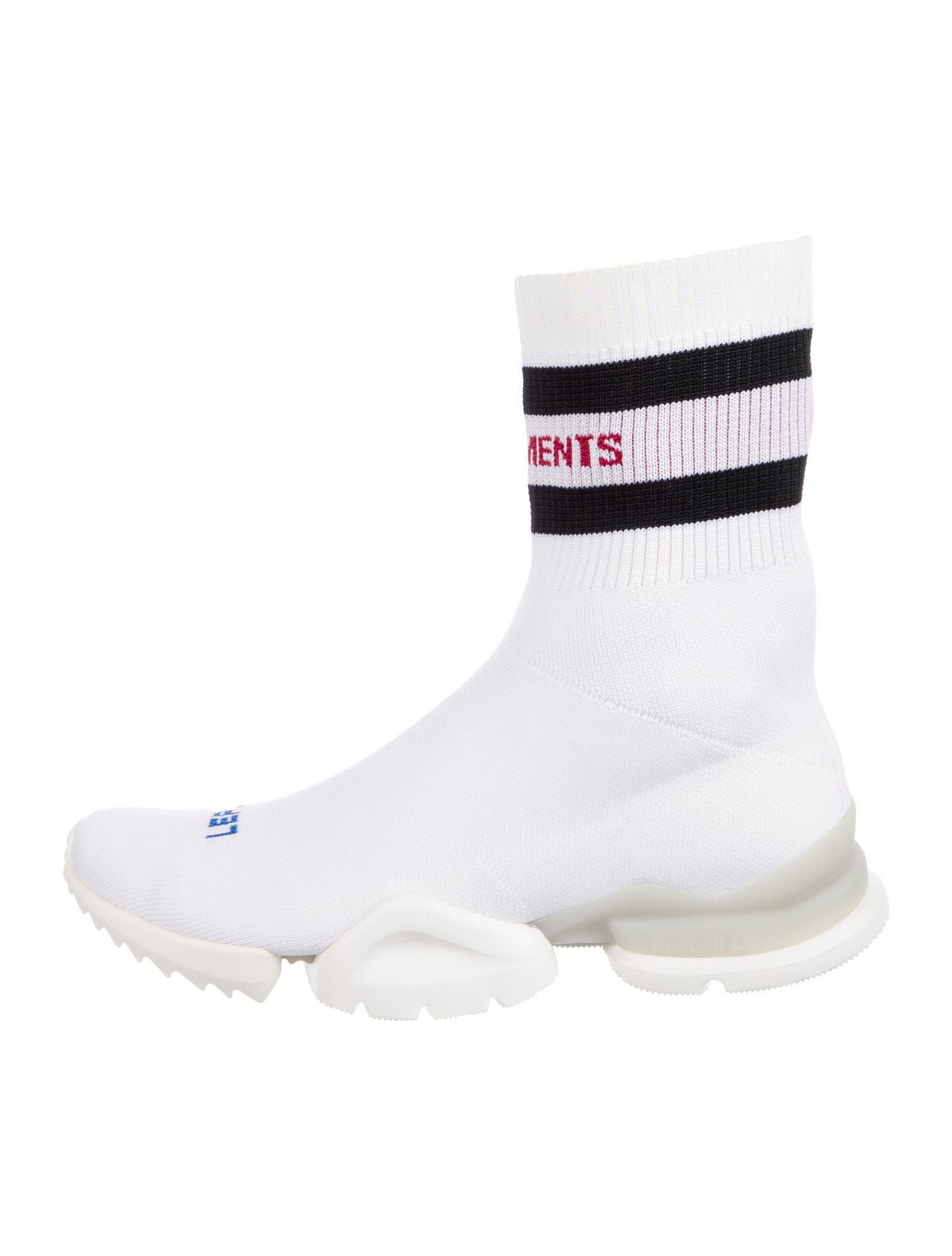 Vetements Striped Sock Boots