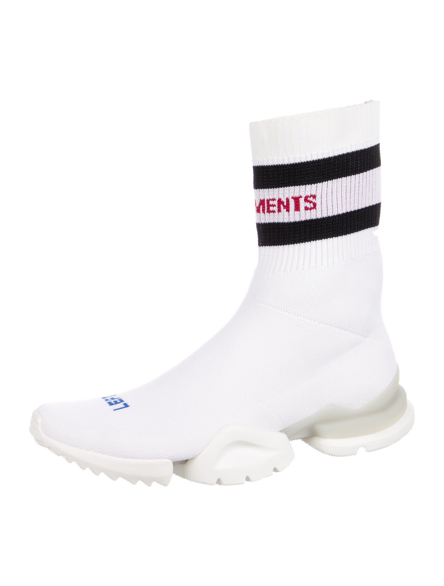 Vetements Striped Sock Boots