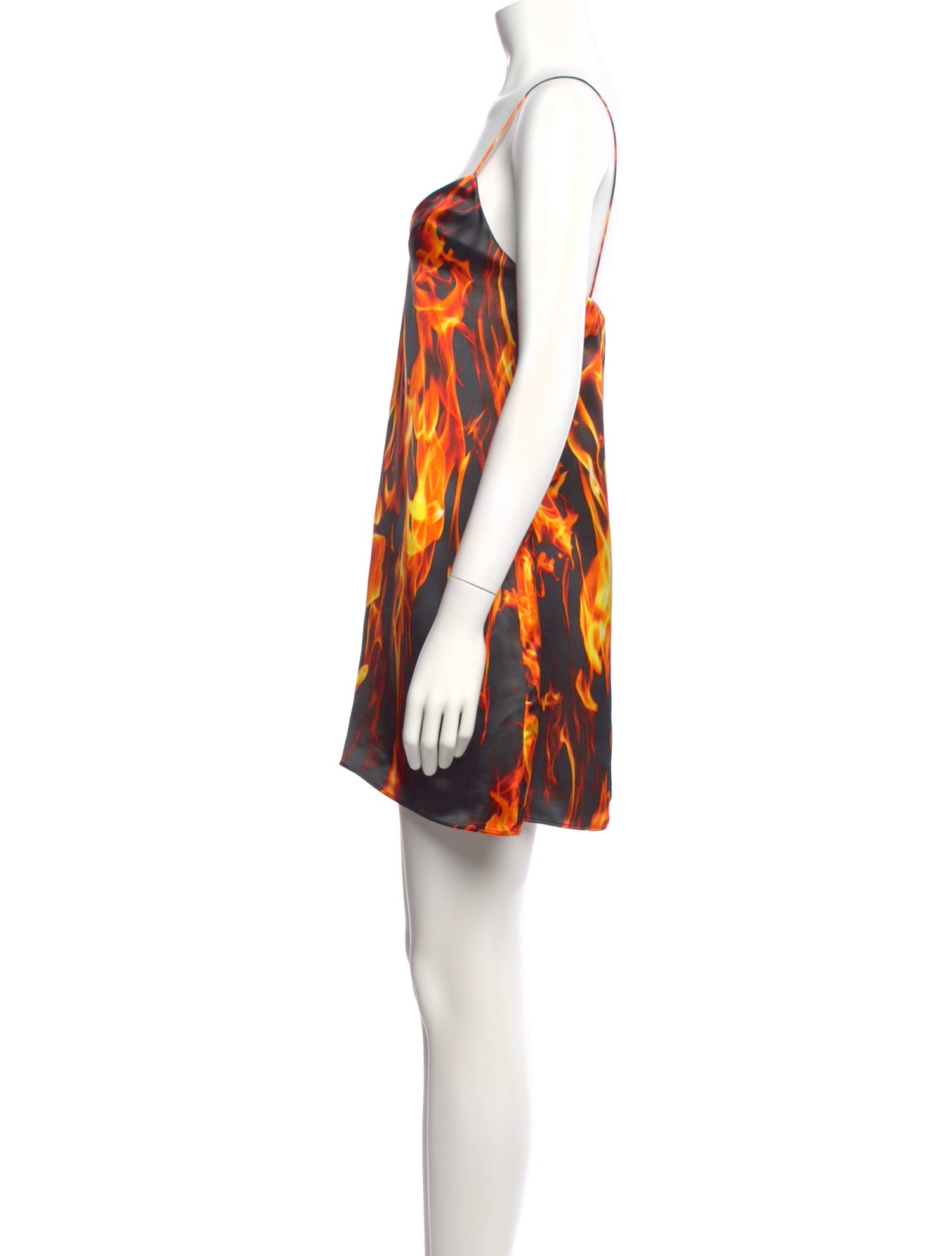 vetements mini dress Ocane Vtements -Mini fleuri  col en V plongeant (Plunging Floral V   Oceane Vetements