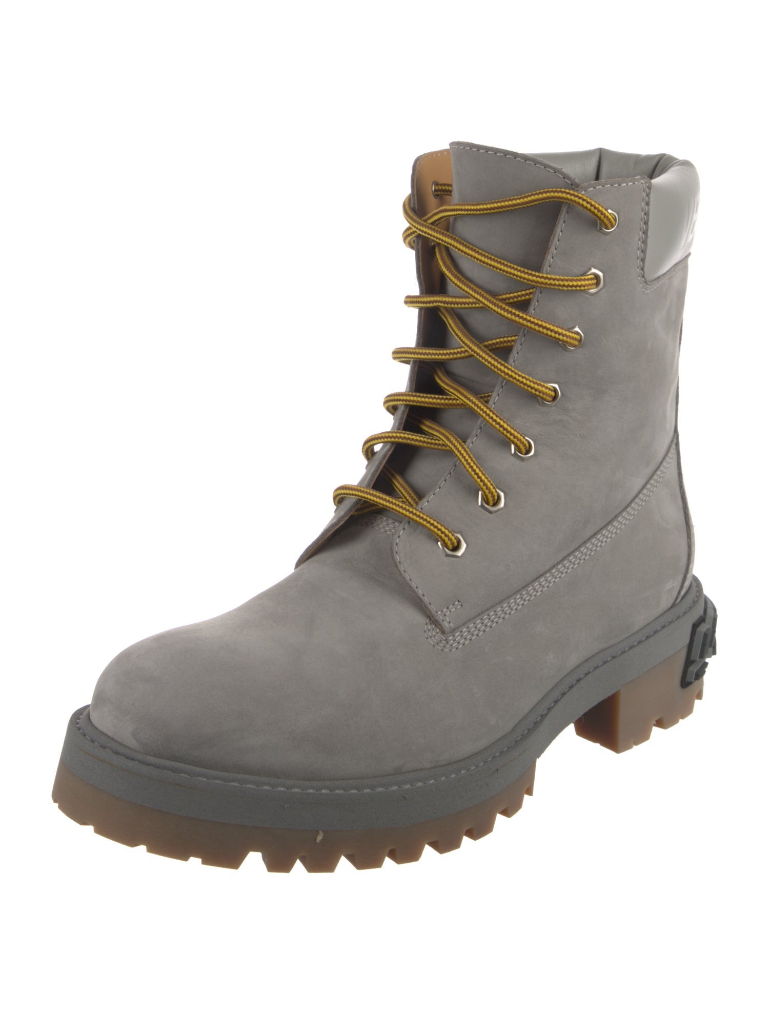 Vetements Suede Combat Boots