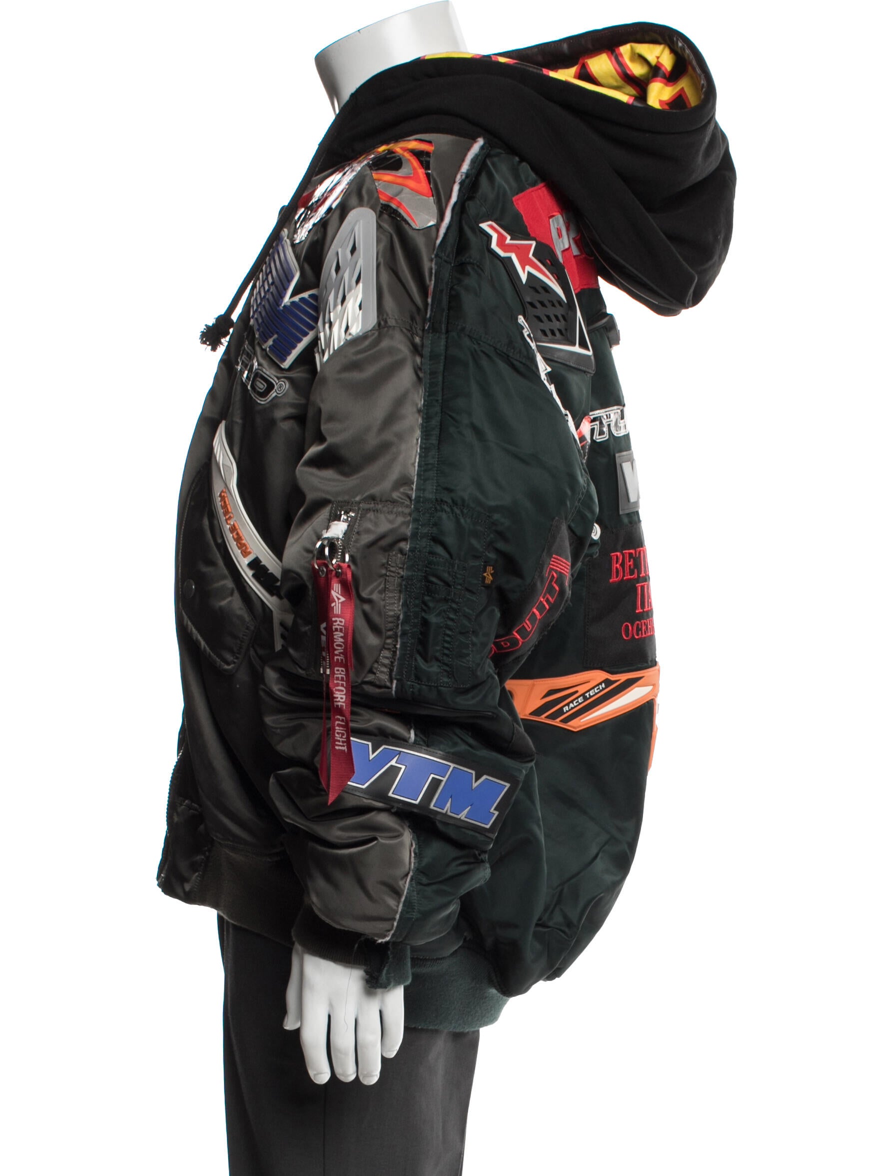 Vetements 2019 Reconstructed Bomber Jacket