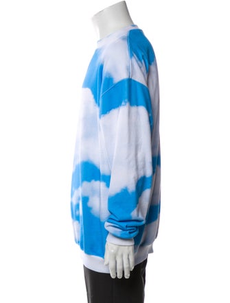 VTMNTS Tie-Dye Print Crew Neck Sweatshirt