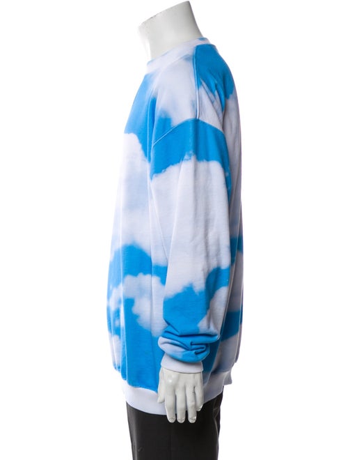 VTMNTS Tie-Dye Print Crew Neck Sweatshirt