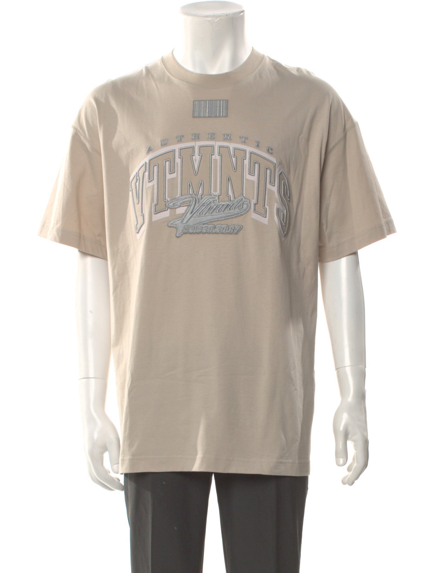 VTMNTS Graphic Print Crew Neck T-Shirt w/ Tags