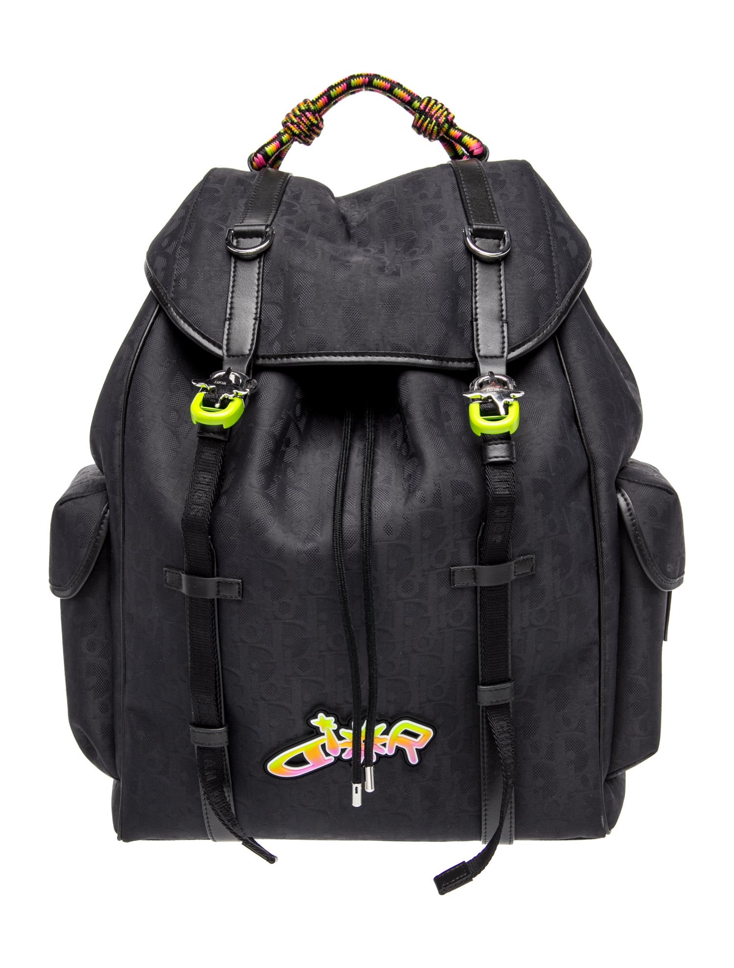 DIOR MEN x Lewis Hamilton Nylon Backpack - Black Backpacks, Bags
