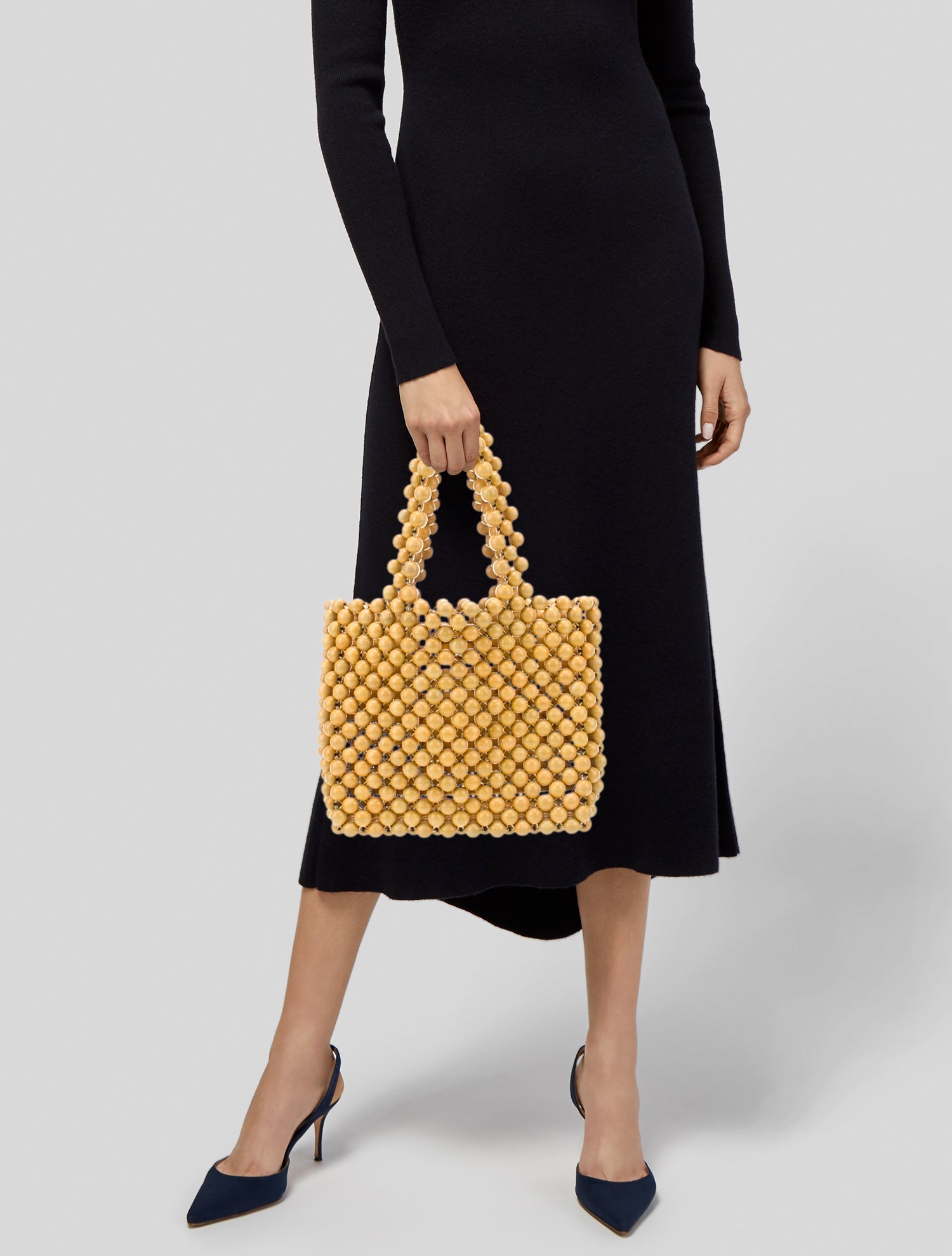 Vanina Beaded Tote Bag