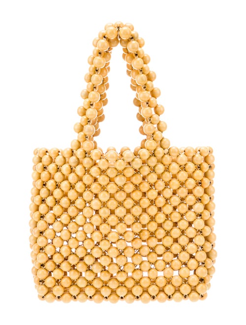 Vanina Beaded Acrylic Tote Bag