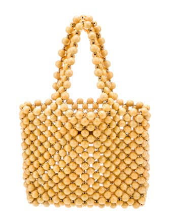Vanina Beaded Acrylic Tote Bag