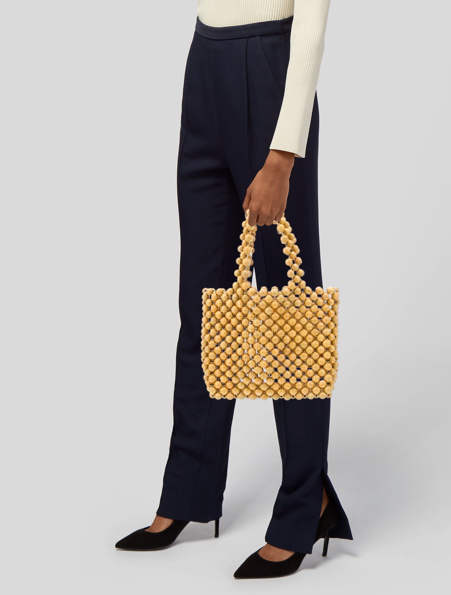 Vanina Beaded Tote Bag