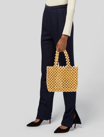 Vanina Beaded Tote Bag
