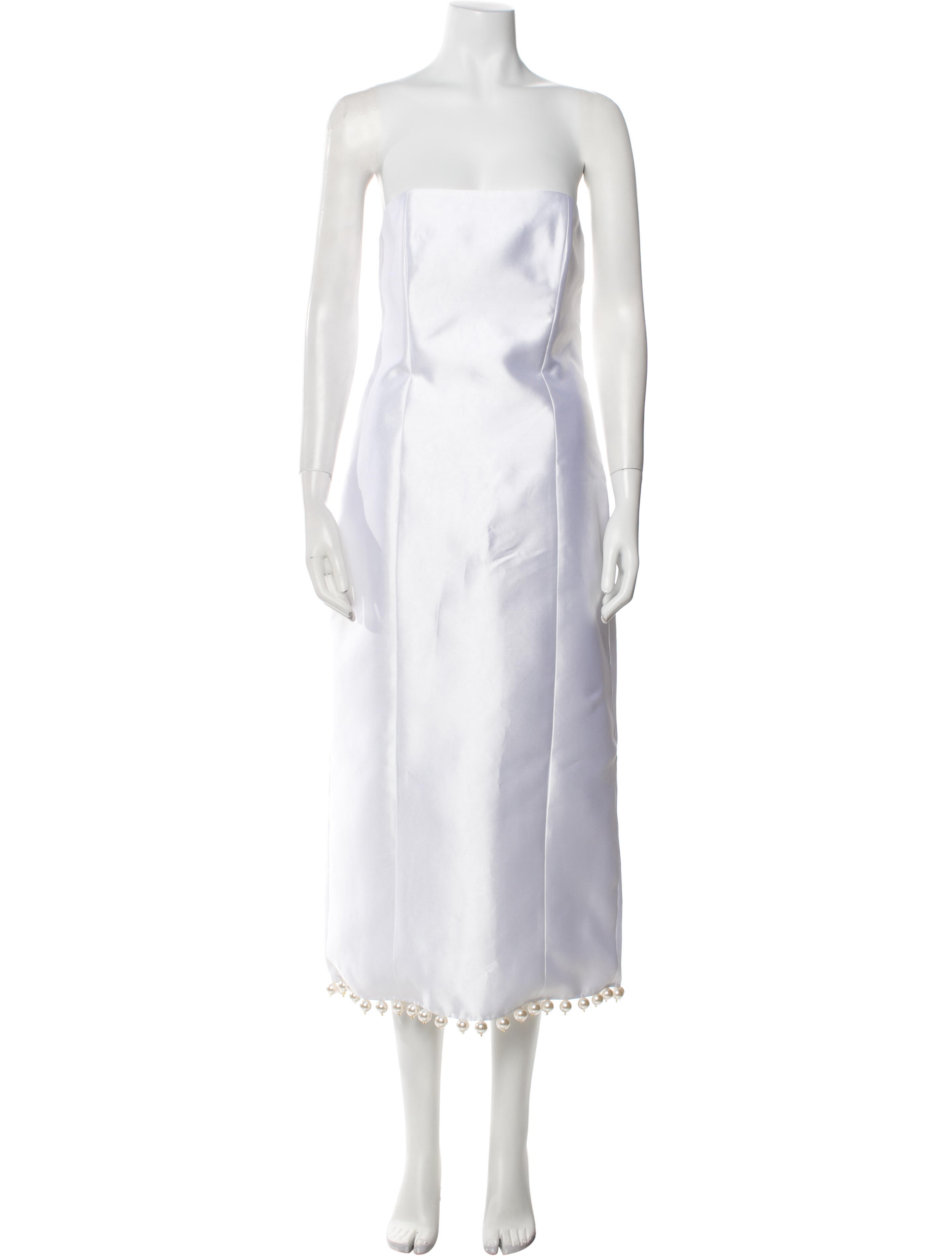 Vanina Strapless Midi Length Dress