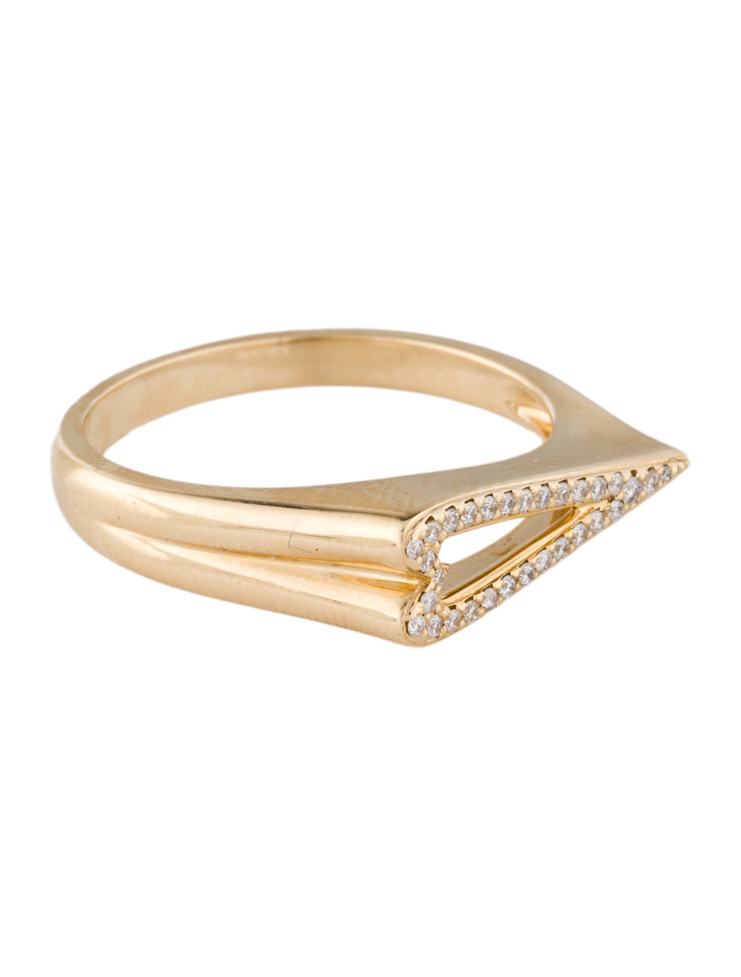 Helena Rose 14K Diamond Pavé Heart Ring