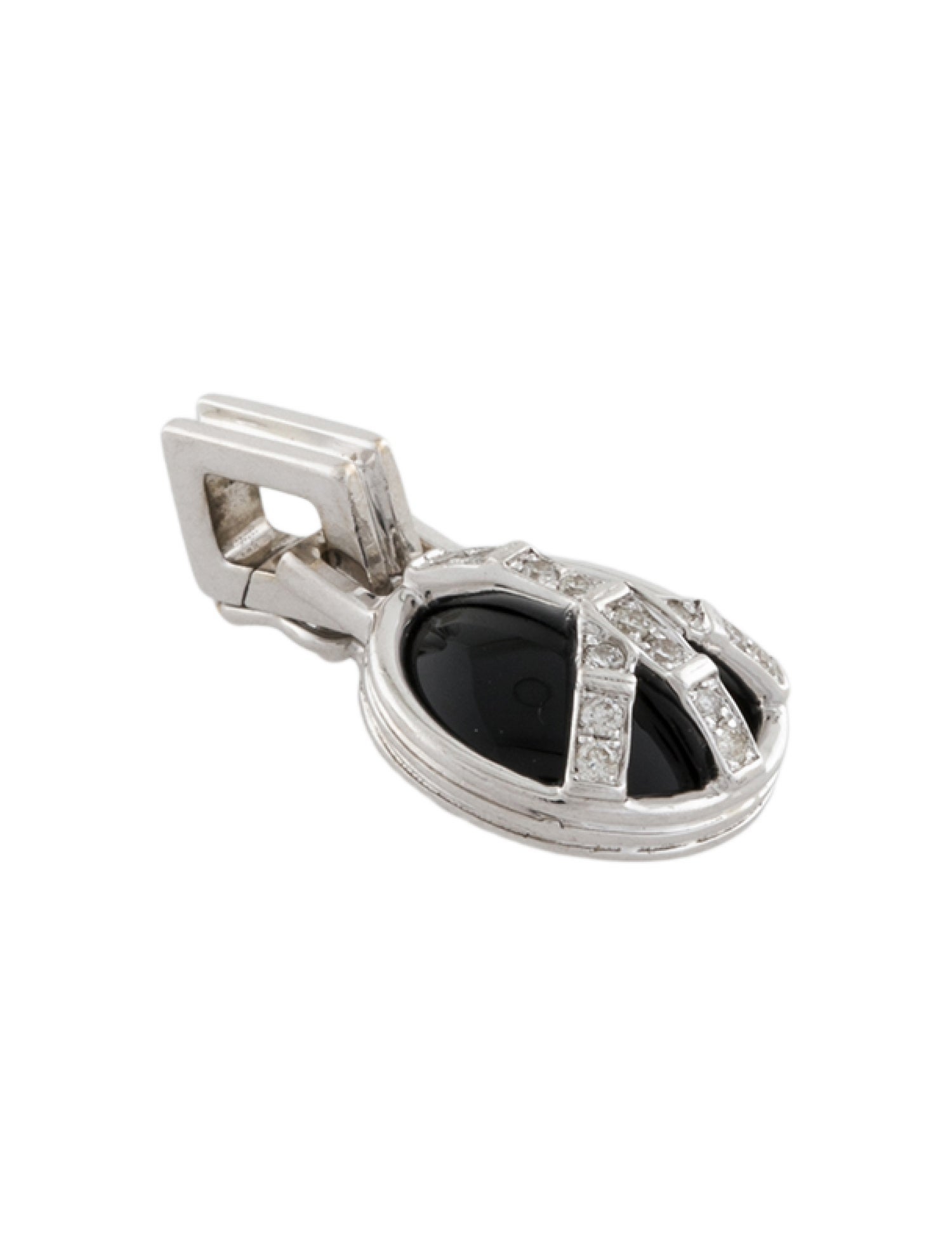 Helena Rose 14K Onyx & Diamond Mini Peace Pendant