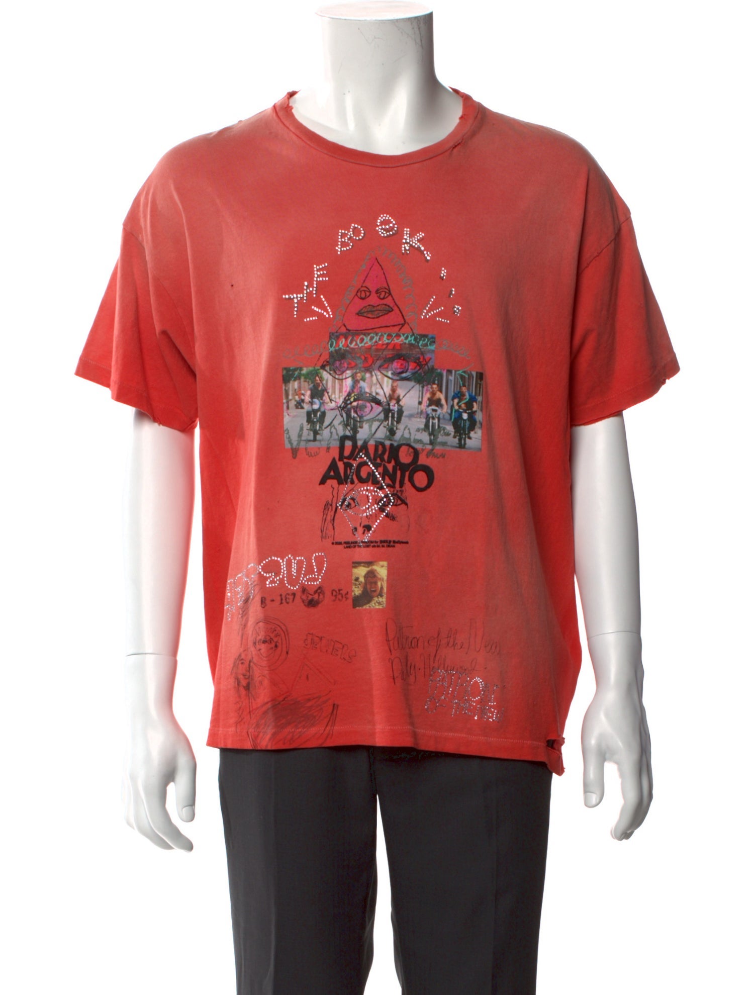 Paly Hollywood Graphic Print Crew Neck T-Shirt