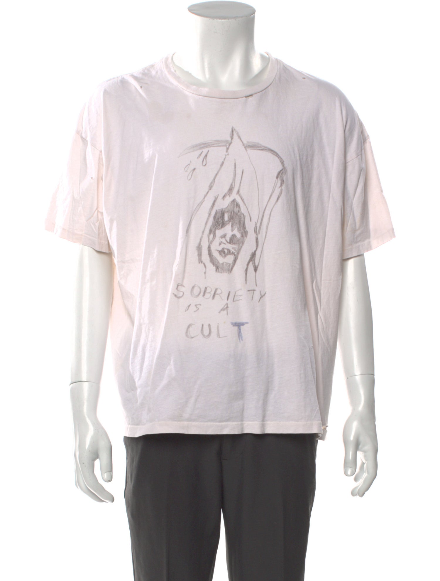 Paly Hollywood Graphic Print Crew Neck T-Shirt