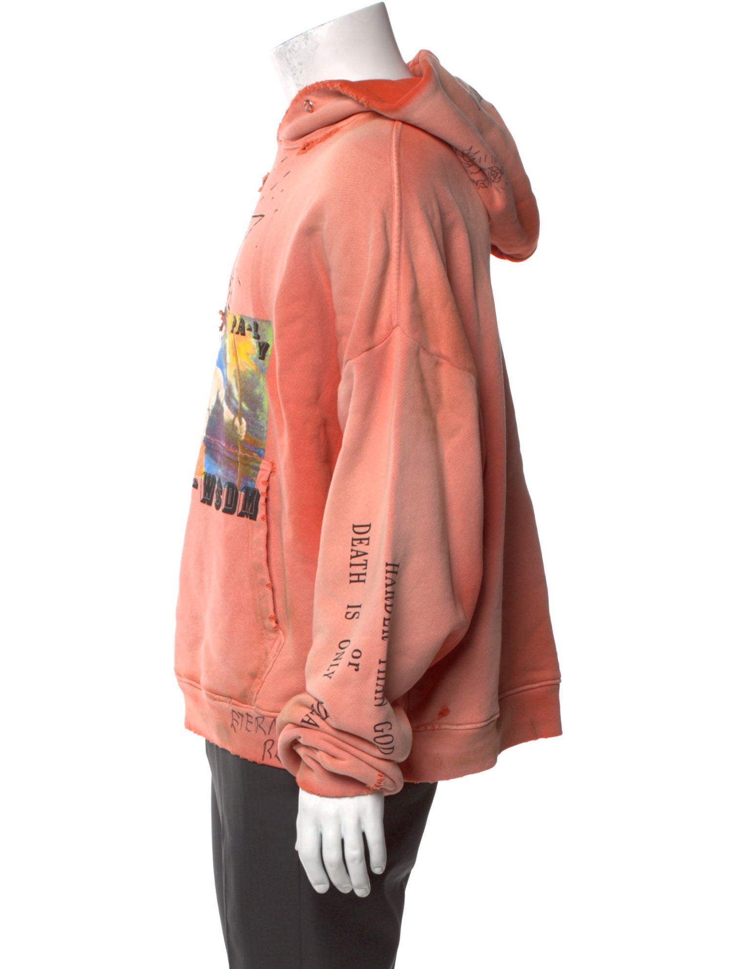 Paly Hollywood Graphic Print Crew Neck Hoodie