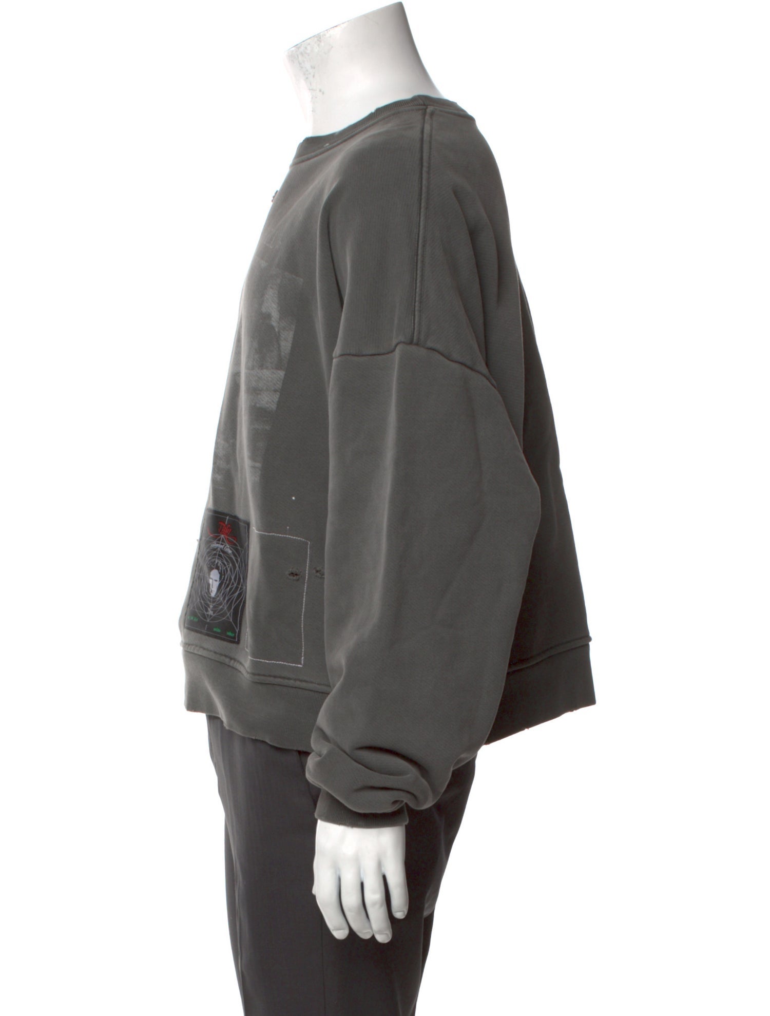 Paly Hollywood Graphic Print Crew Neck Sweatshirt