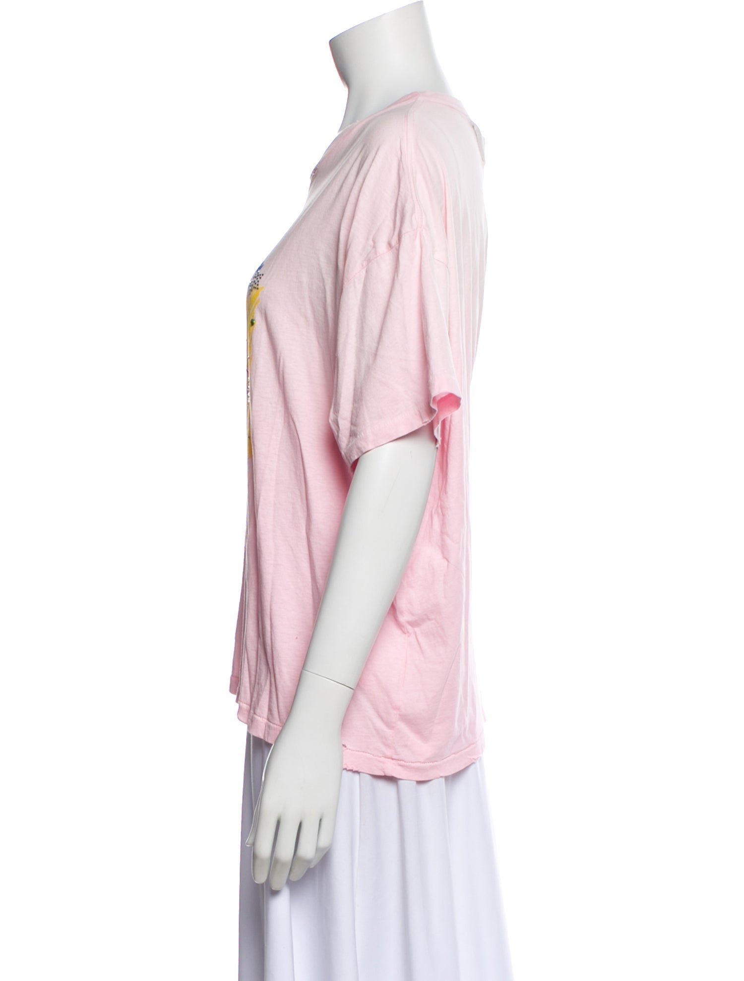 Paly Hollywood Graphic Print Crew Neck T-Shirt w/ Tags