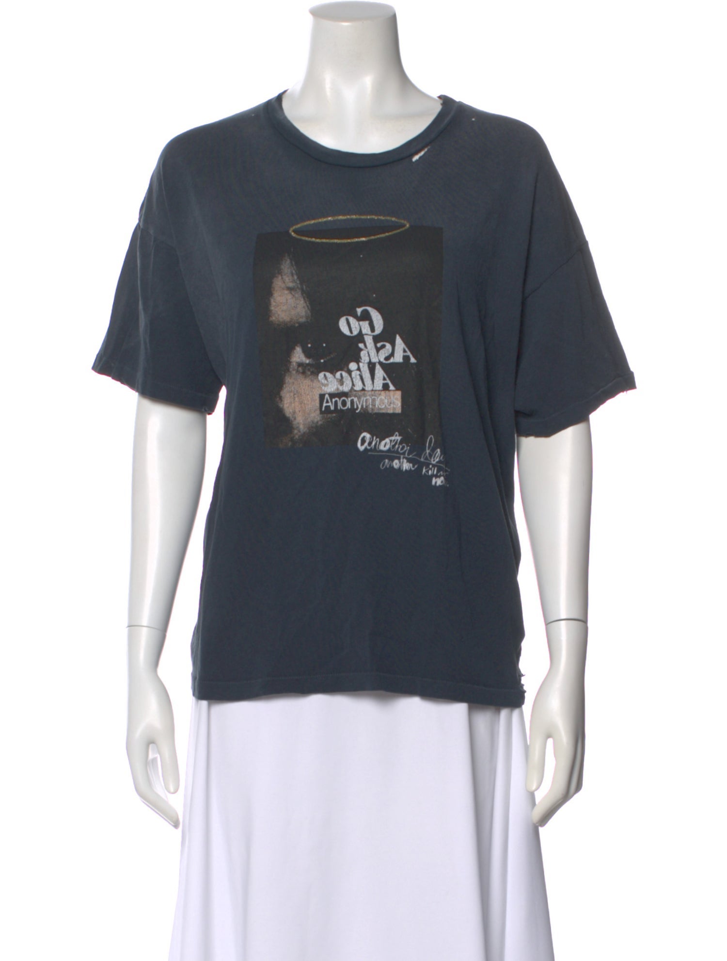 Paly Hollywood Graphic Print Crew Neck T-Shirt