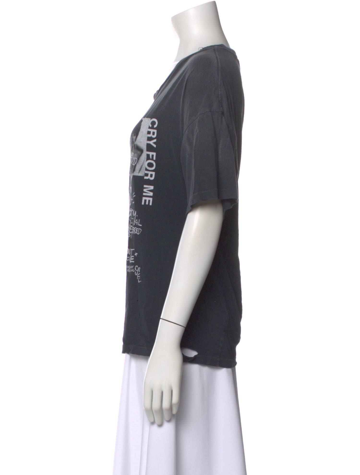 Paly Hollywood Graphic Print Crew Neck T-Shirt