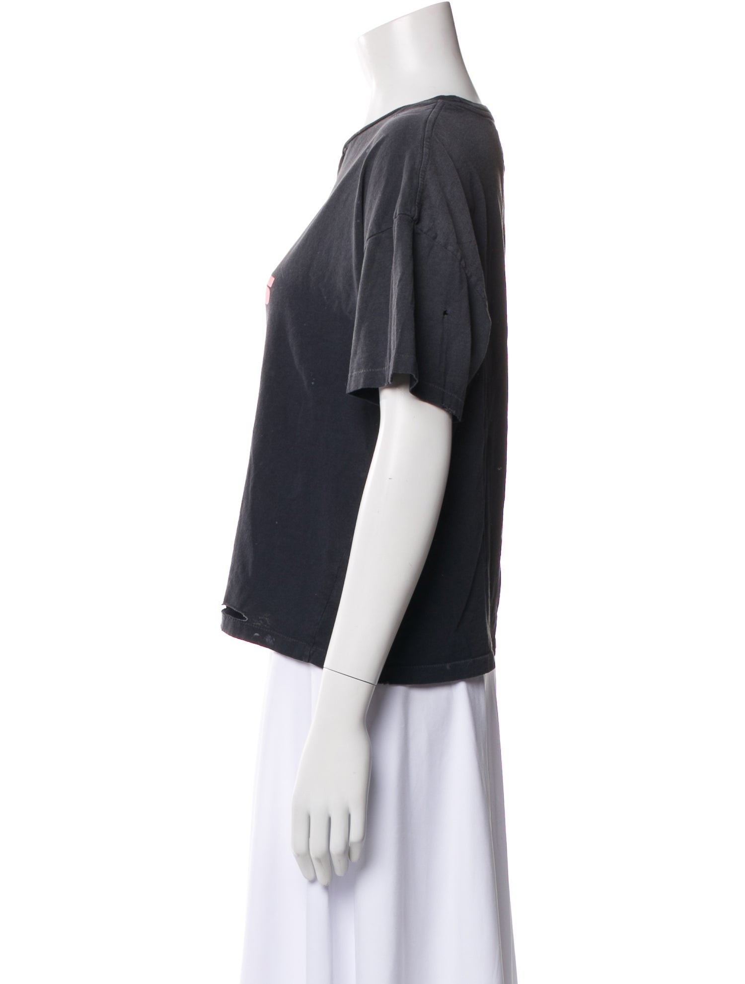 Paly Hollywood Graphic Print Crew Neck T-Shirt