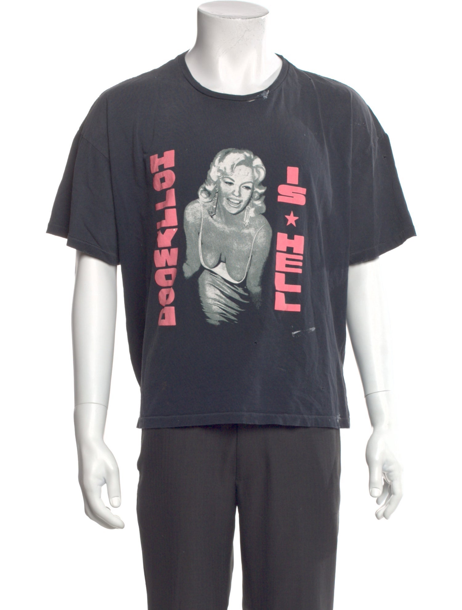 Paly Hollywood Graphic Print Crew Neck T-Shirt