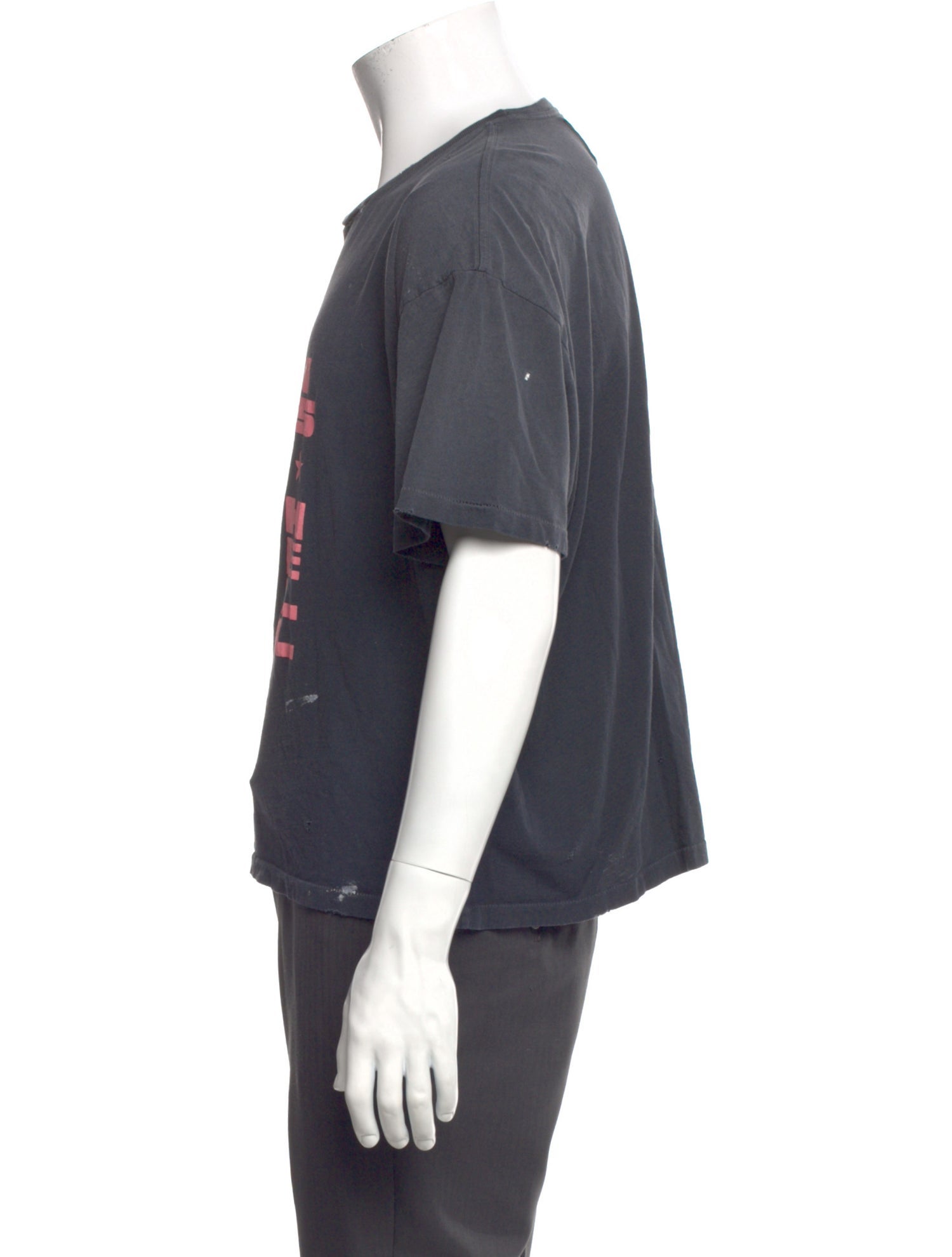 Paly Hollywood Graphic Print Crew Neck T-Shirt