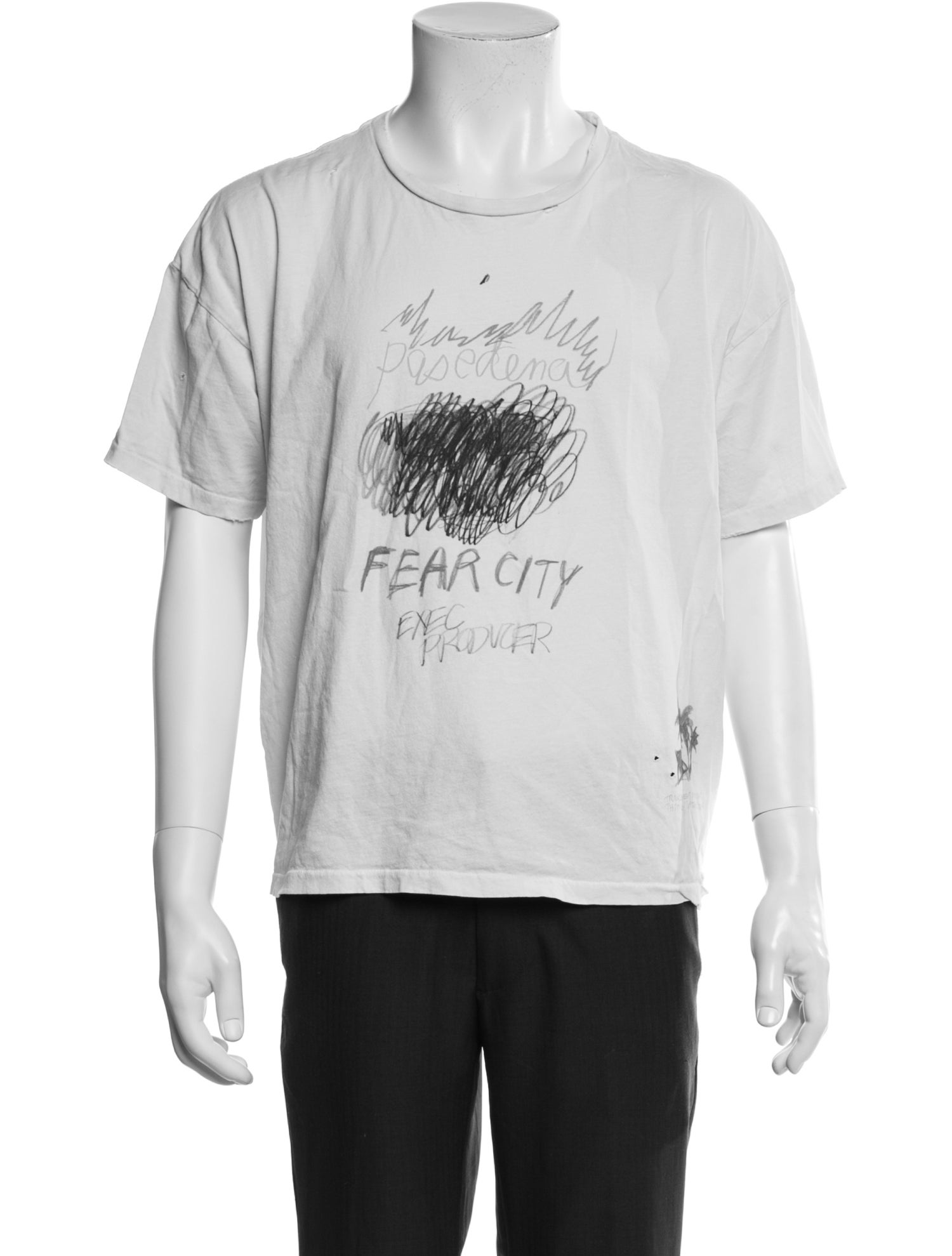 Paly Hollywood Graphic Print Crew Neck T-Shirt