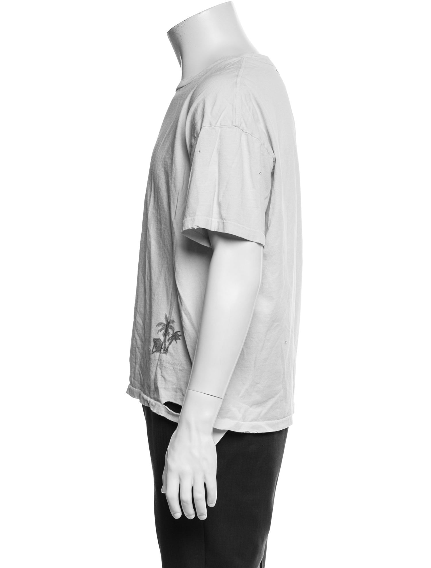 Paly Hollywood Graphic Print Crew Neck T-Shirt