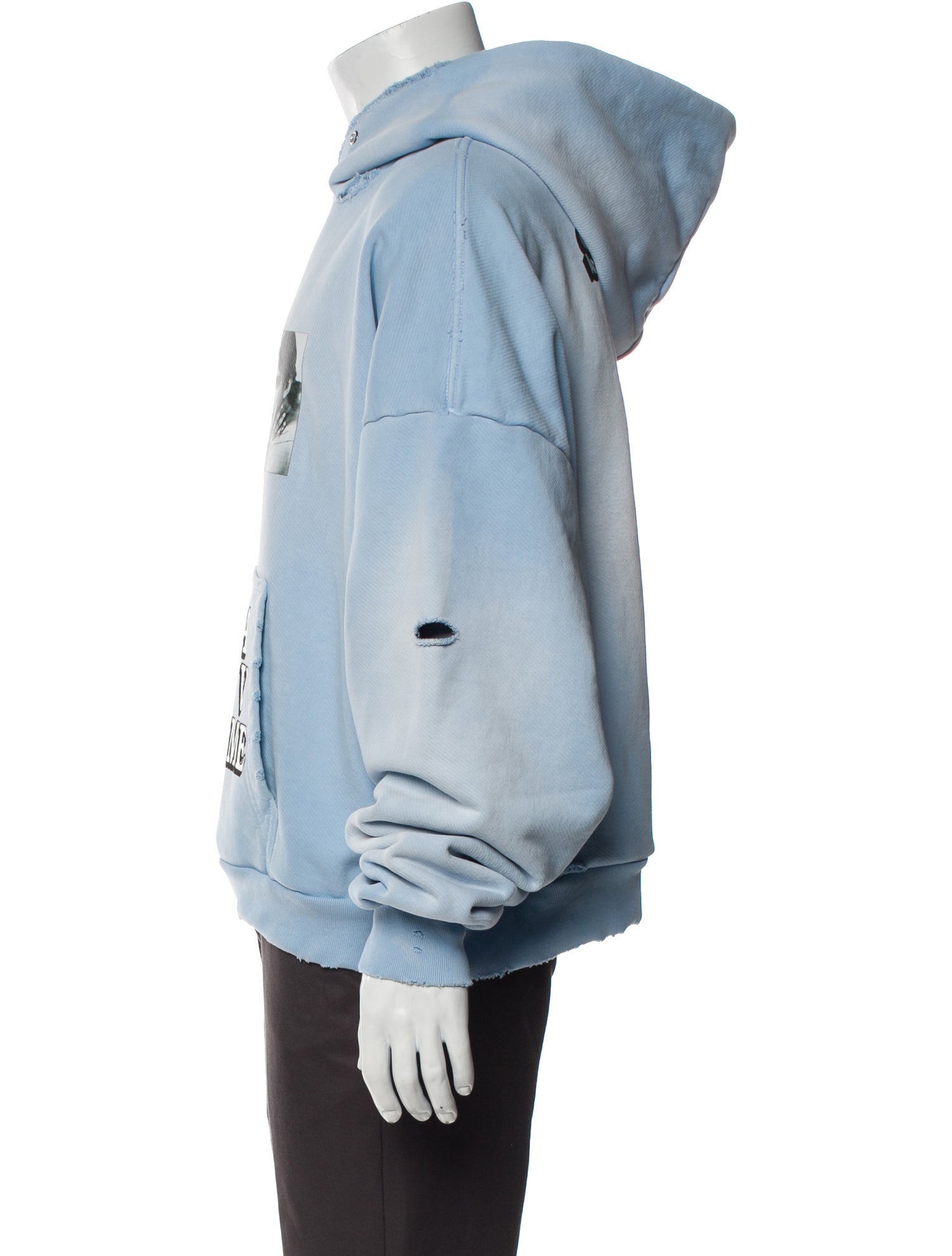 Paly Hollywood Graphic Print Crew Neck Hoodie