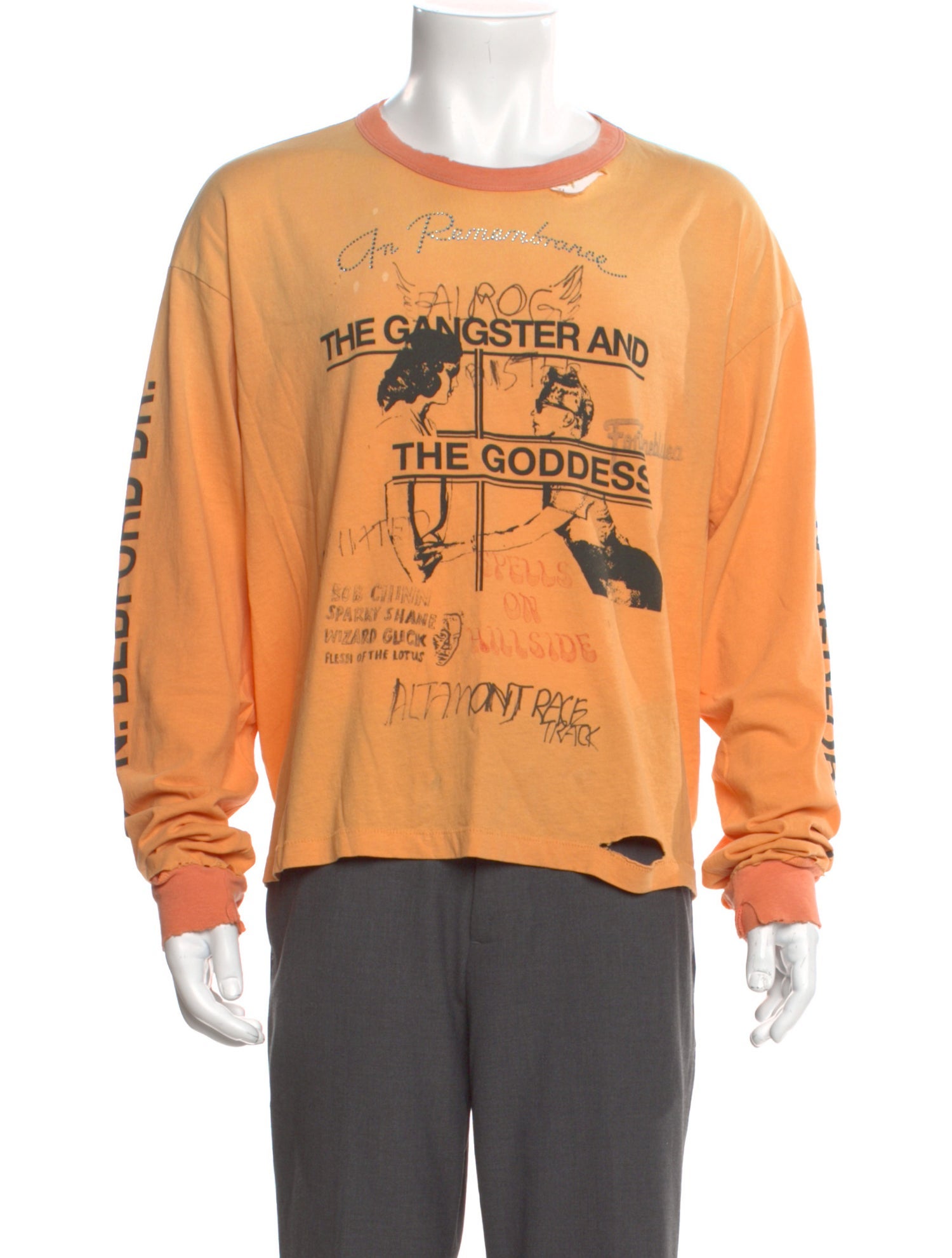 Paly Hollywood Graphic Print Long Sleeve Shirt