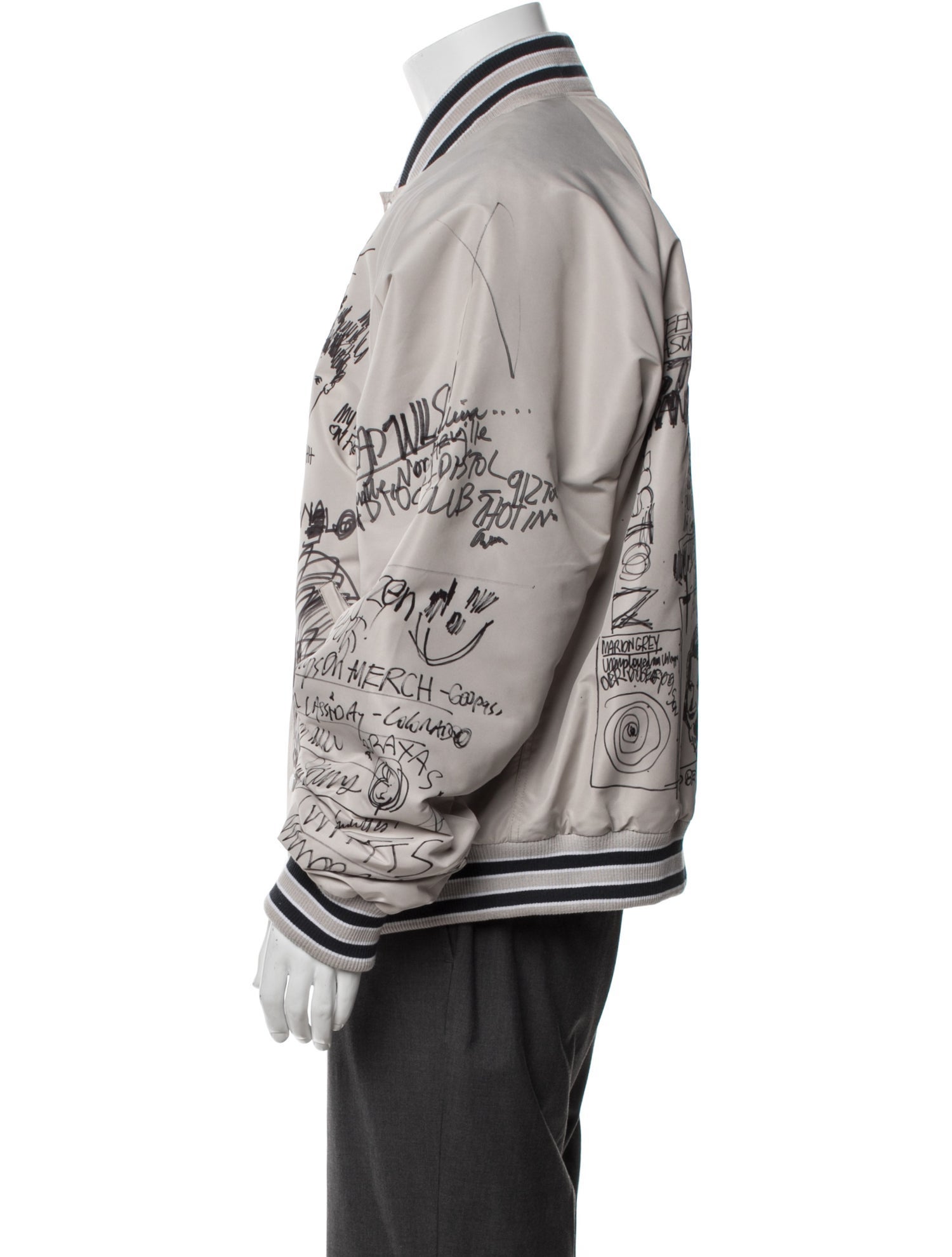 Paly Hollywood Bolinas Graphic Print Bomber Jacket