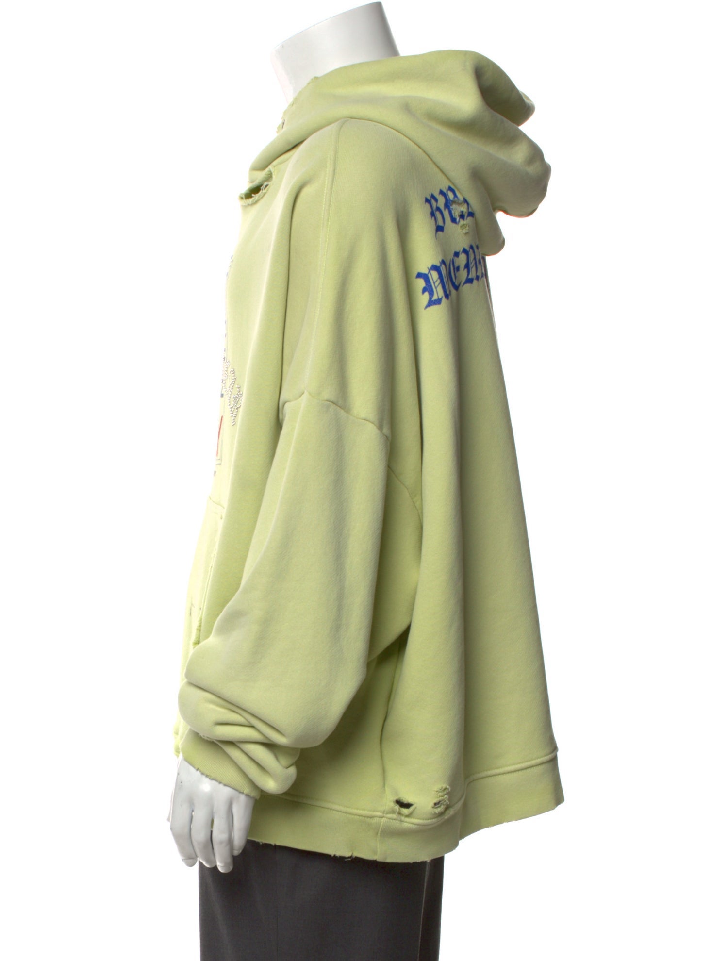 Paly Hollywood Graphic Print Crew Neck Hoodie w/ Tags