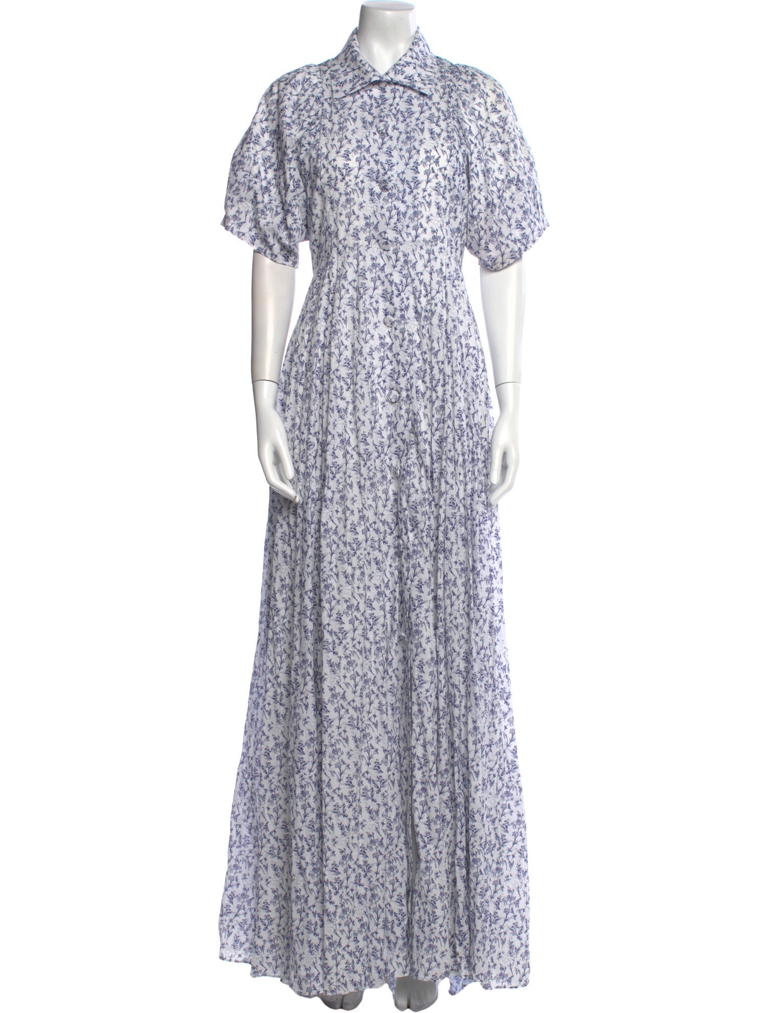 LEIN Floral Print Long Dress