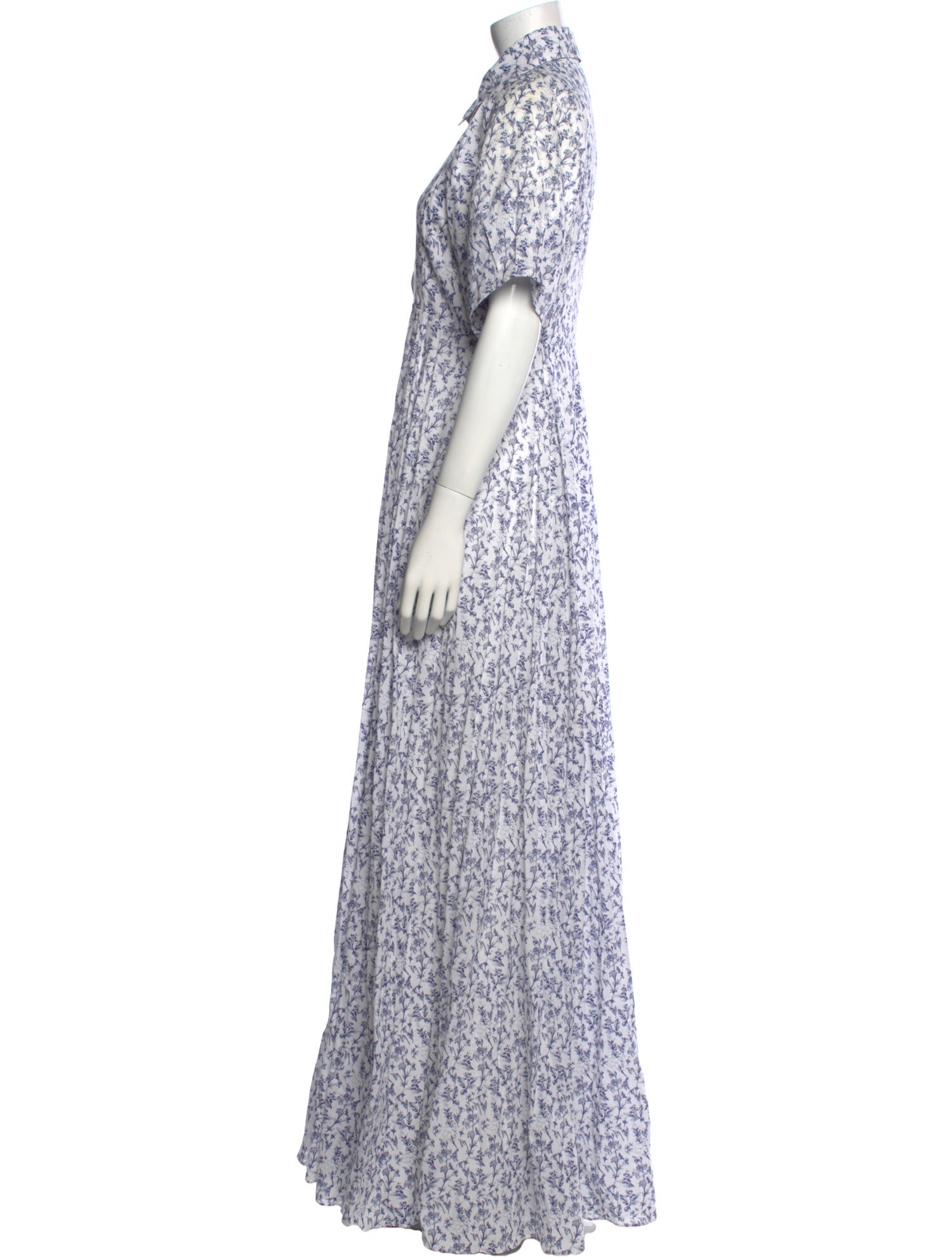 LEIN Floral Print Long Dress