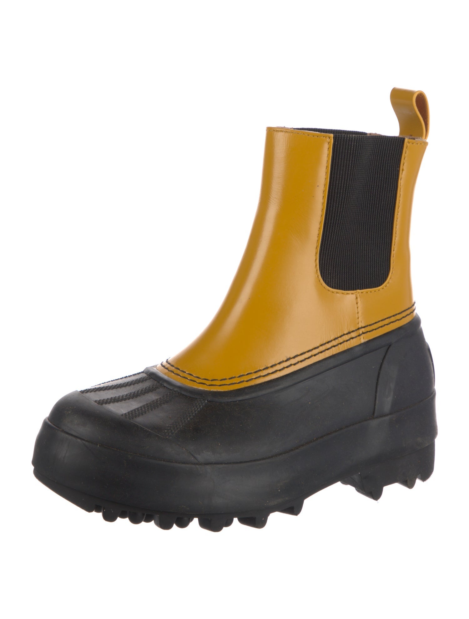 Proenza Schouler x Sorel Rubber Colorblock Pattern Rain Boots