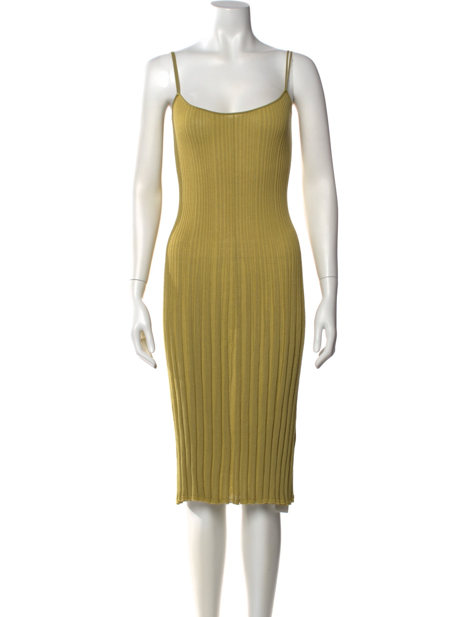 Chambre de fan Square Neckline Knee-Length Dress