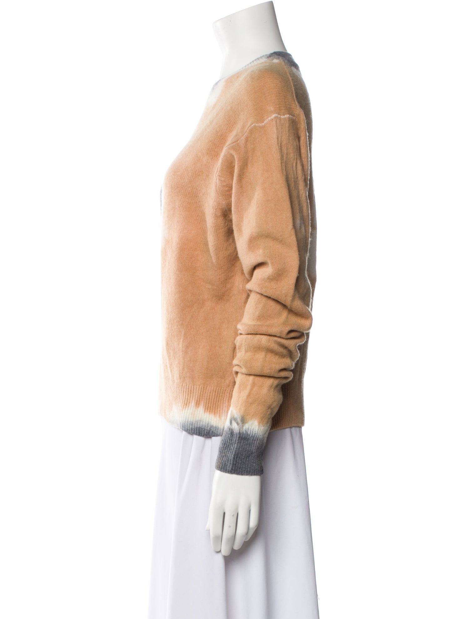 Luuda Tie-Dye Print Crew Neck Sweater