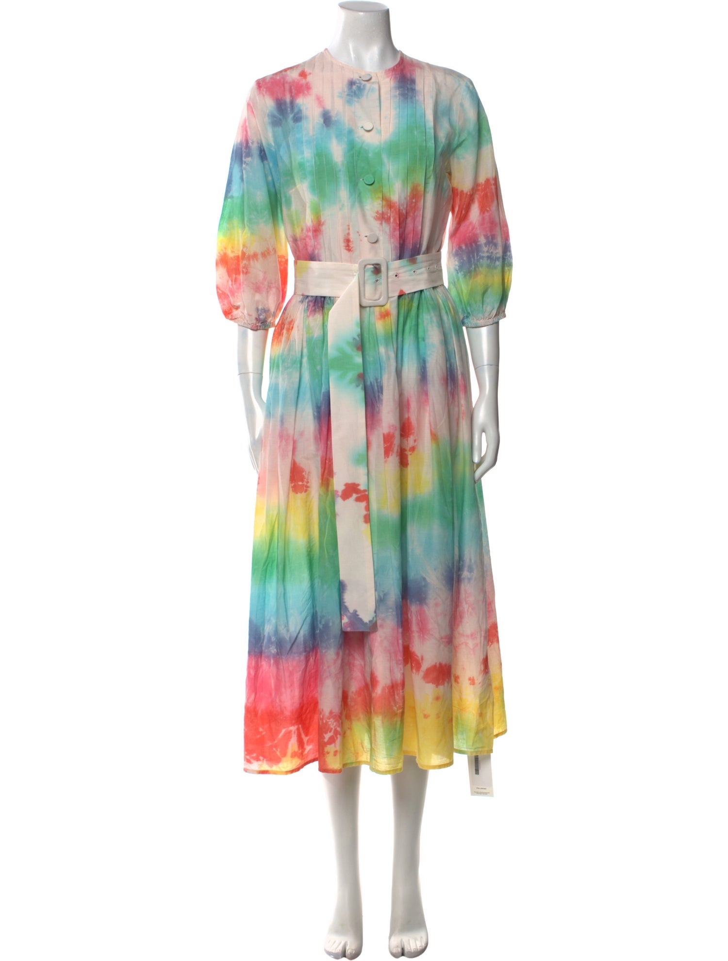 Luuda Tie-Dye Print Long Dress
