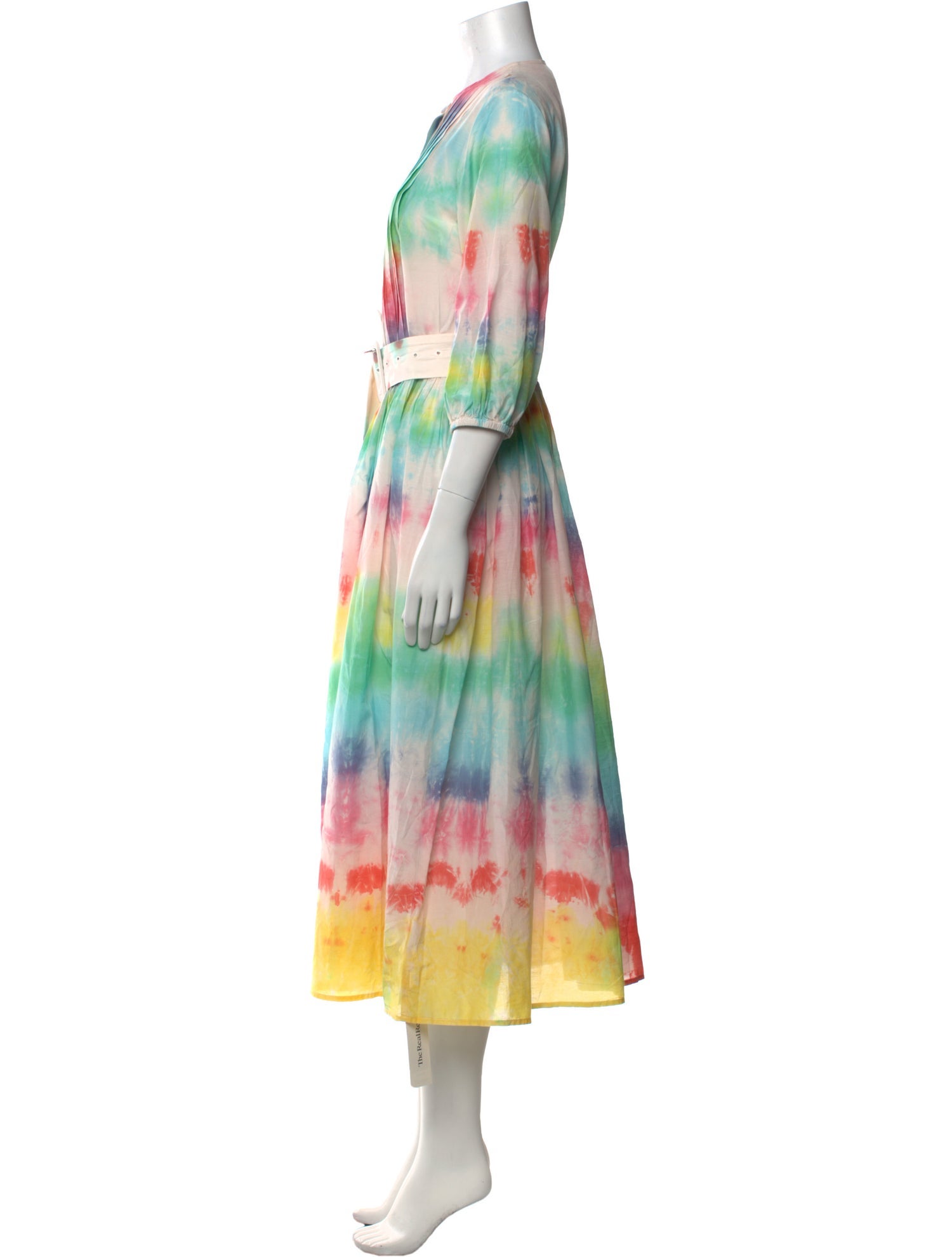 Luuda Tie-Dye Print Long Dress