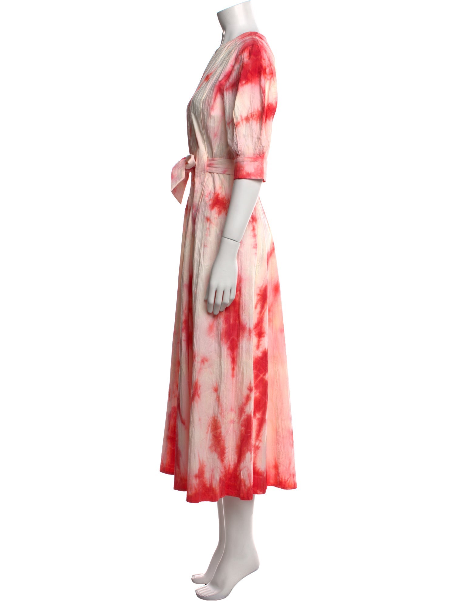 Luuda Tie-Dye Print Long Dress