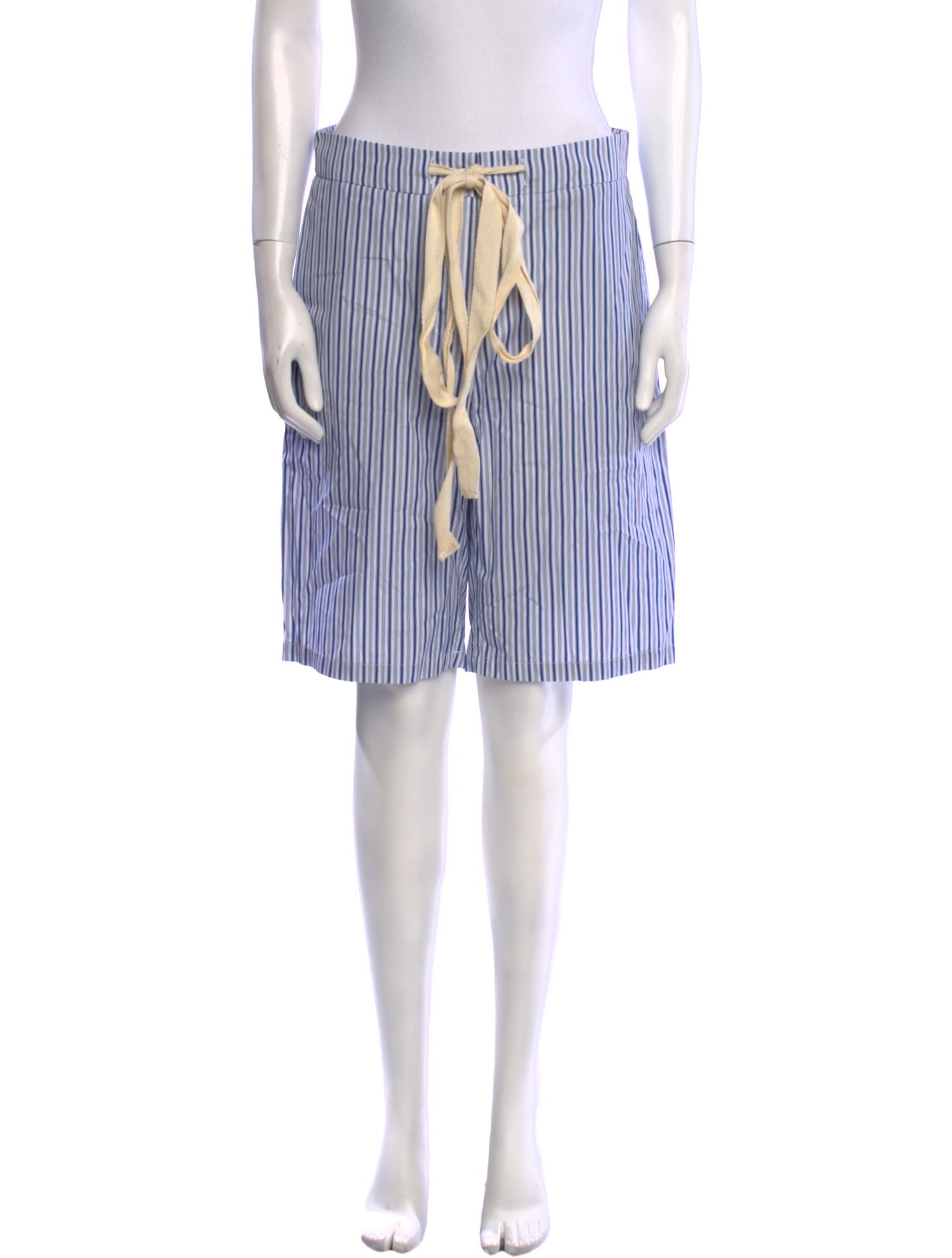 Alfie Striped Knee-Length Shorts w/ Tags