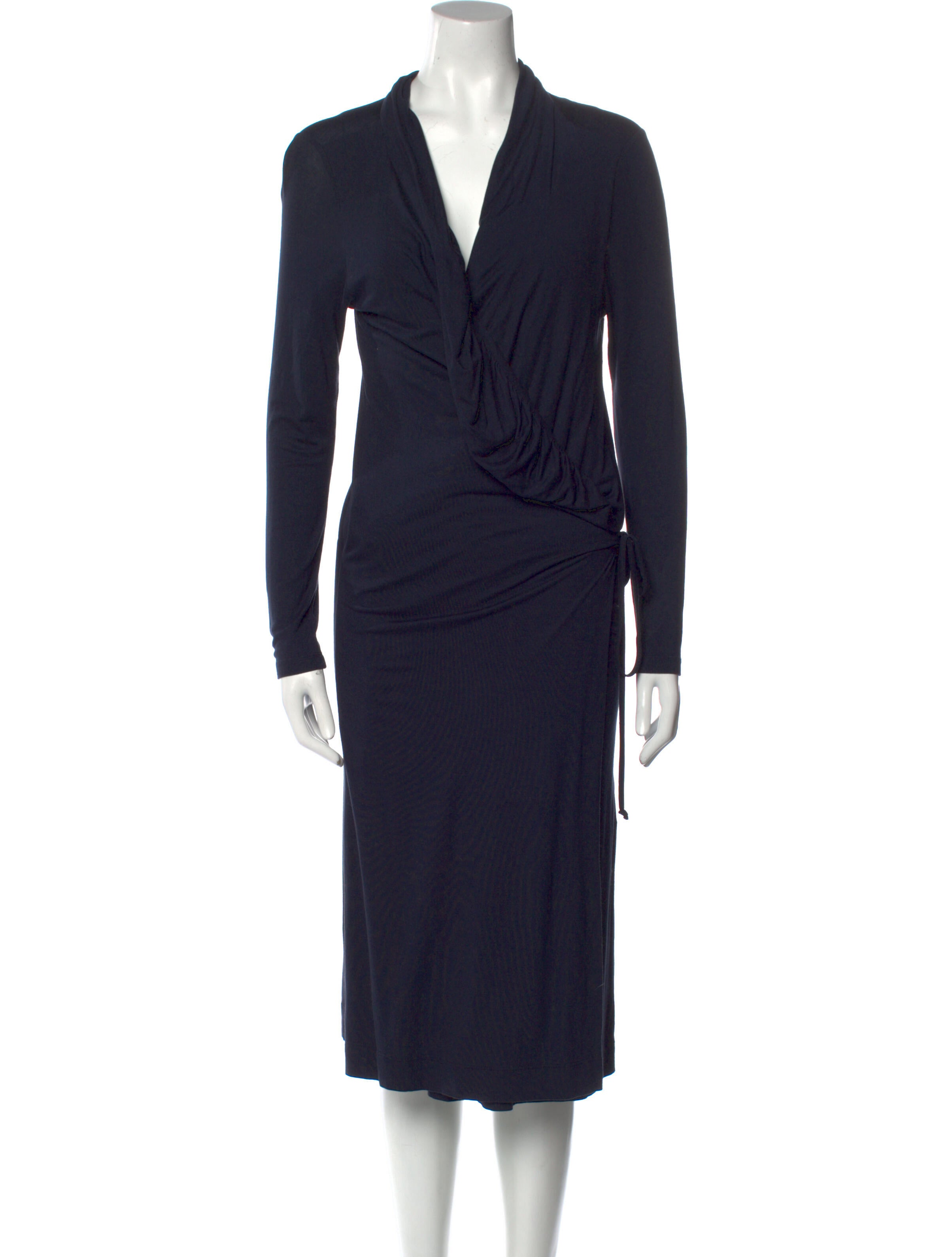 Vivienne Westwood Anglomania V-Neck Midi Length Dress