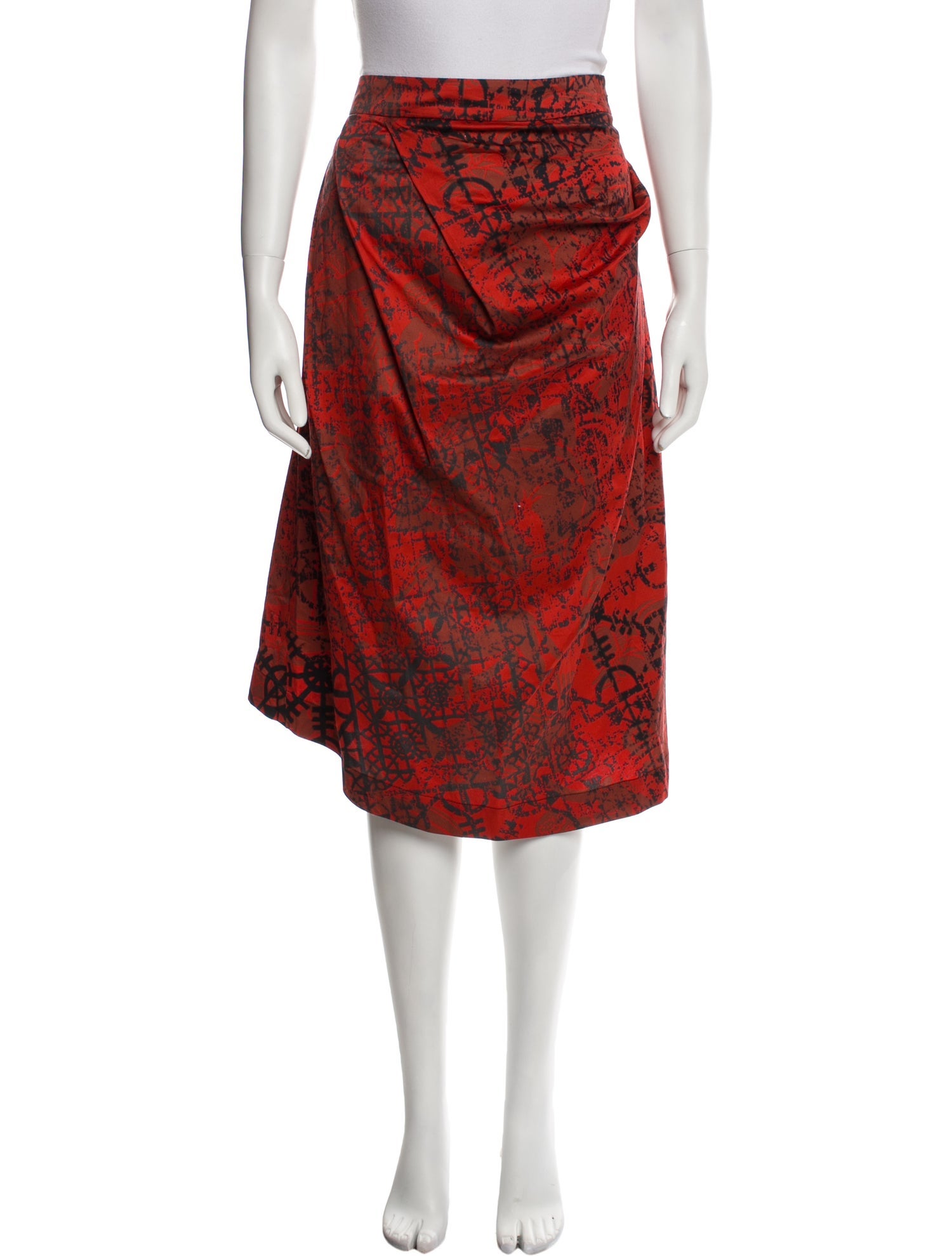 Vivienne Westwood Anglomania Printed Knee-Length Skirt